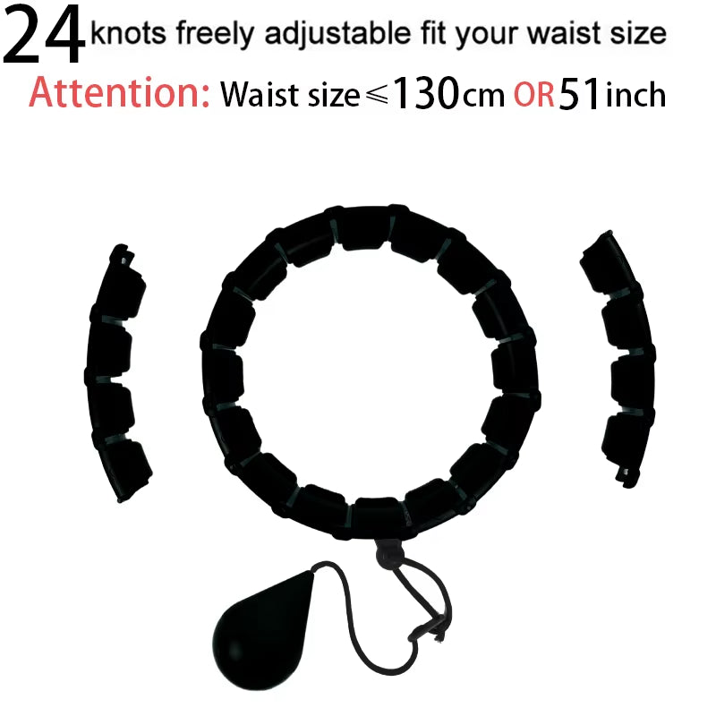 Smart Sport Hoop: Adjustable Weighted Exercise Hoop for Adults