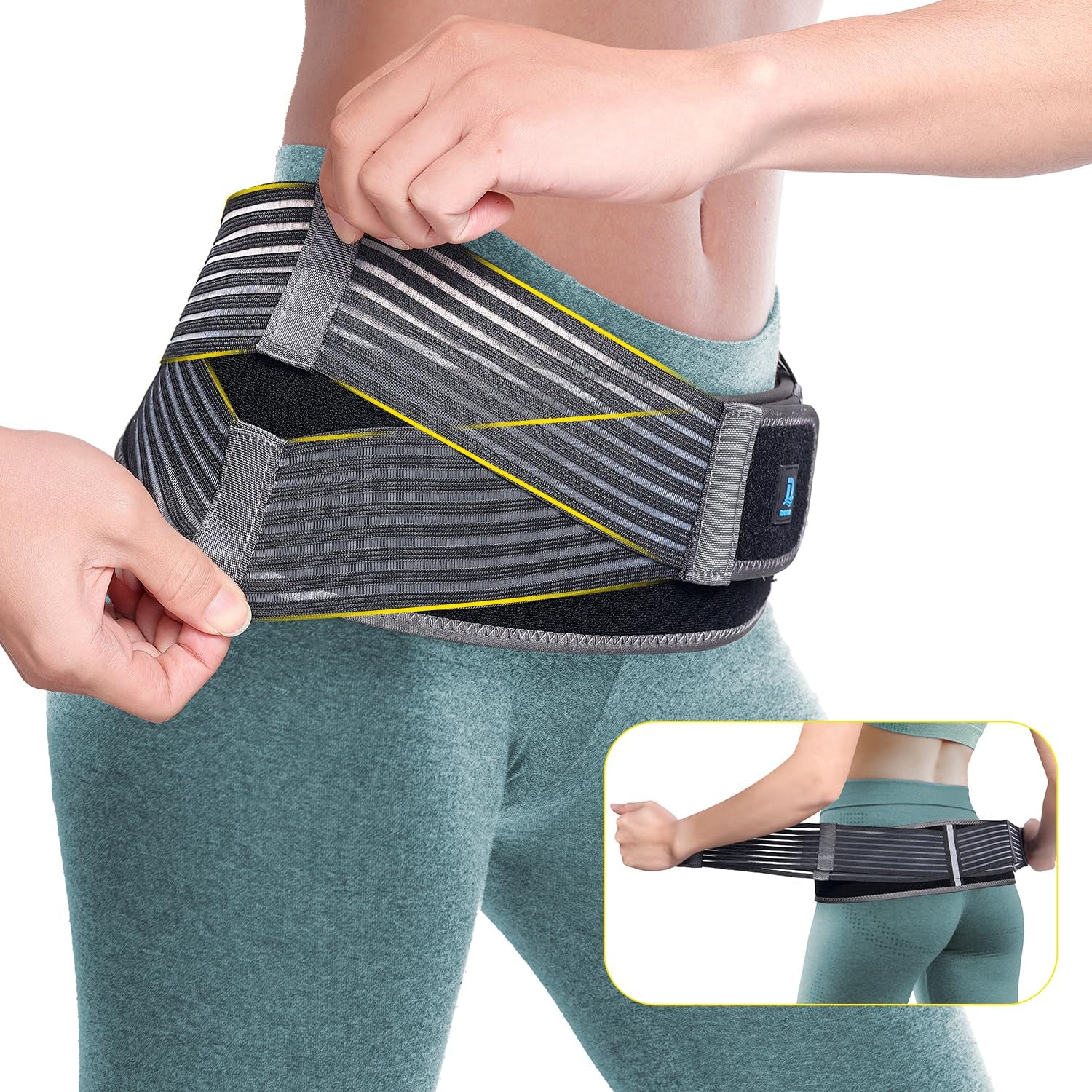 Joint Belt Support for Women Men Adjustable Diamond Compression