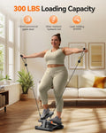 Steppers for Exercise, Stair Stepper with Resistance Bands, Mini Stepper