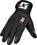 Weightlifting Gloves with Integrated Wrist Wrap Support