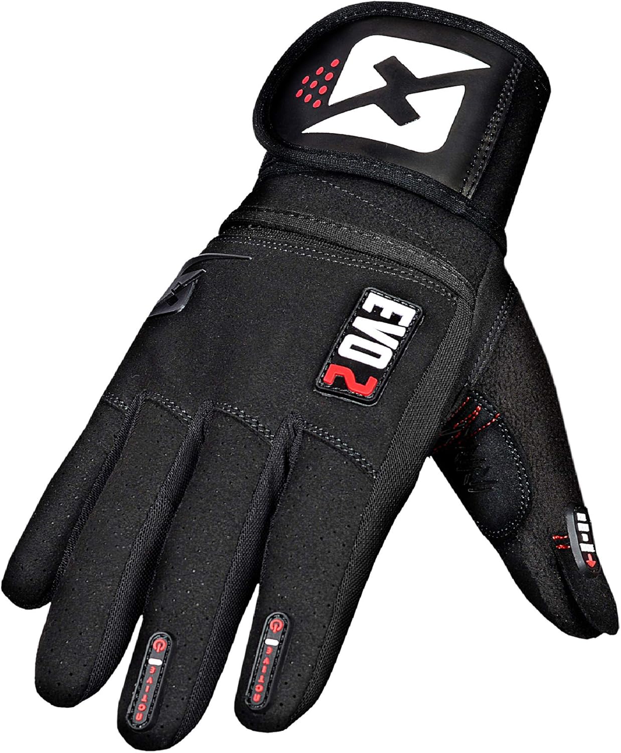 Weightlifting Gloves with Integrated Wrist Wrap Support