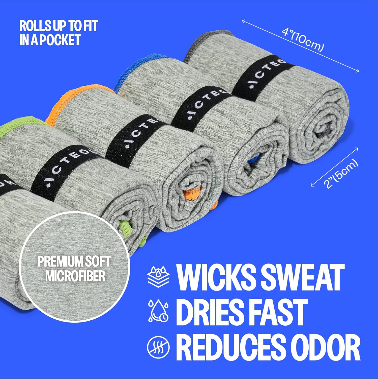Premium Gym Towel - Antibacterial, Odor Fighting