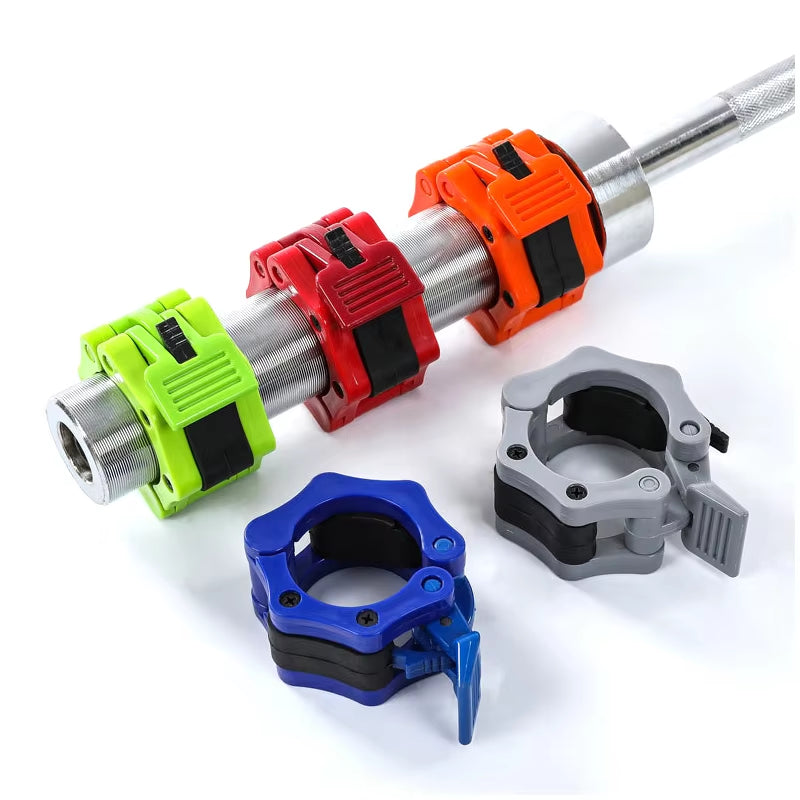Pro Dumbbell Barbell Lock Clips Quick O-Rod Weight Lifting Gym
