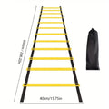 1 Set Portable Football Training Agility Ladder, Rope, Jump Grid