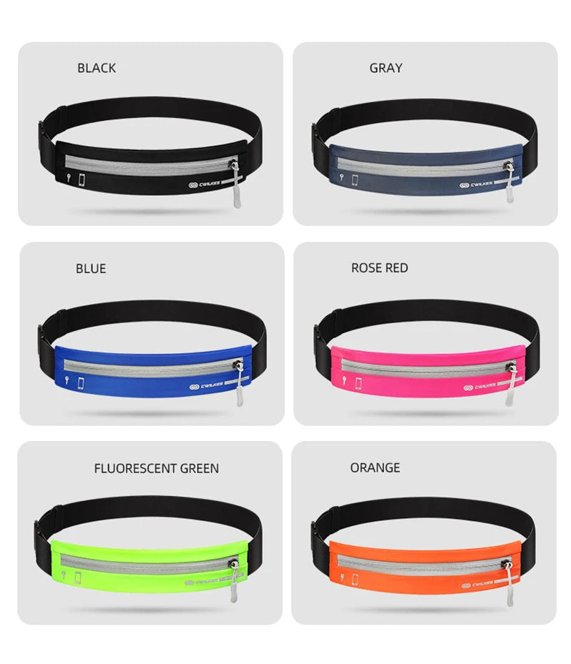 Running Belt Bag for Phone, Sports Fanny Pack for Men & Women