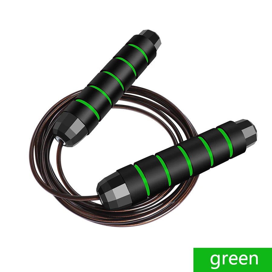Adjustable Steel Wire Jump Rope for Speed, Fitness & Training