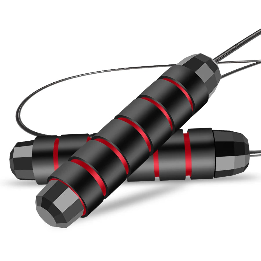 Adjustable Steel Wire Jump Rope for Speed, Fitness & Training