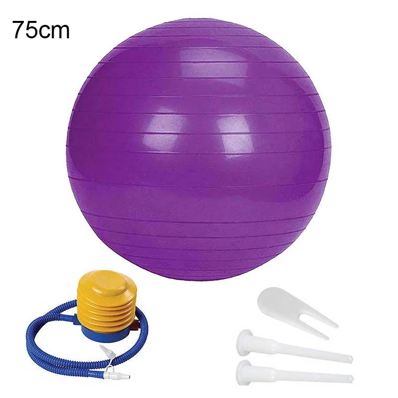 Sports Yoga Balls Balance Bola Pilates Fitness Ball with Pump