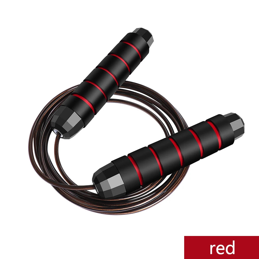 Adjustable Steel Wire Jump Rope for Speed, Fitness & Training