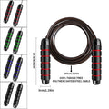 Adjustable Steel Wire Jump Rope for Speed, Fitness & Training