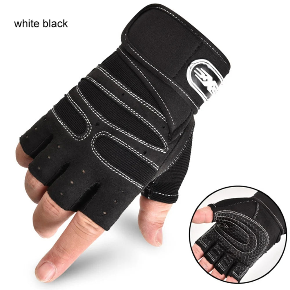 Weight Lifting Gloves for Men/Women with Wrist Wrap & Half Finger