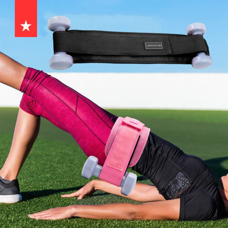 Hip Thrust Belt for Dumbbells & Kettlebells, Glute Workout