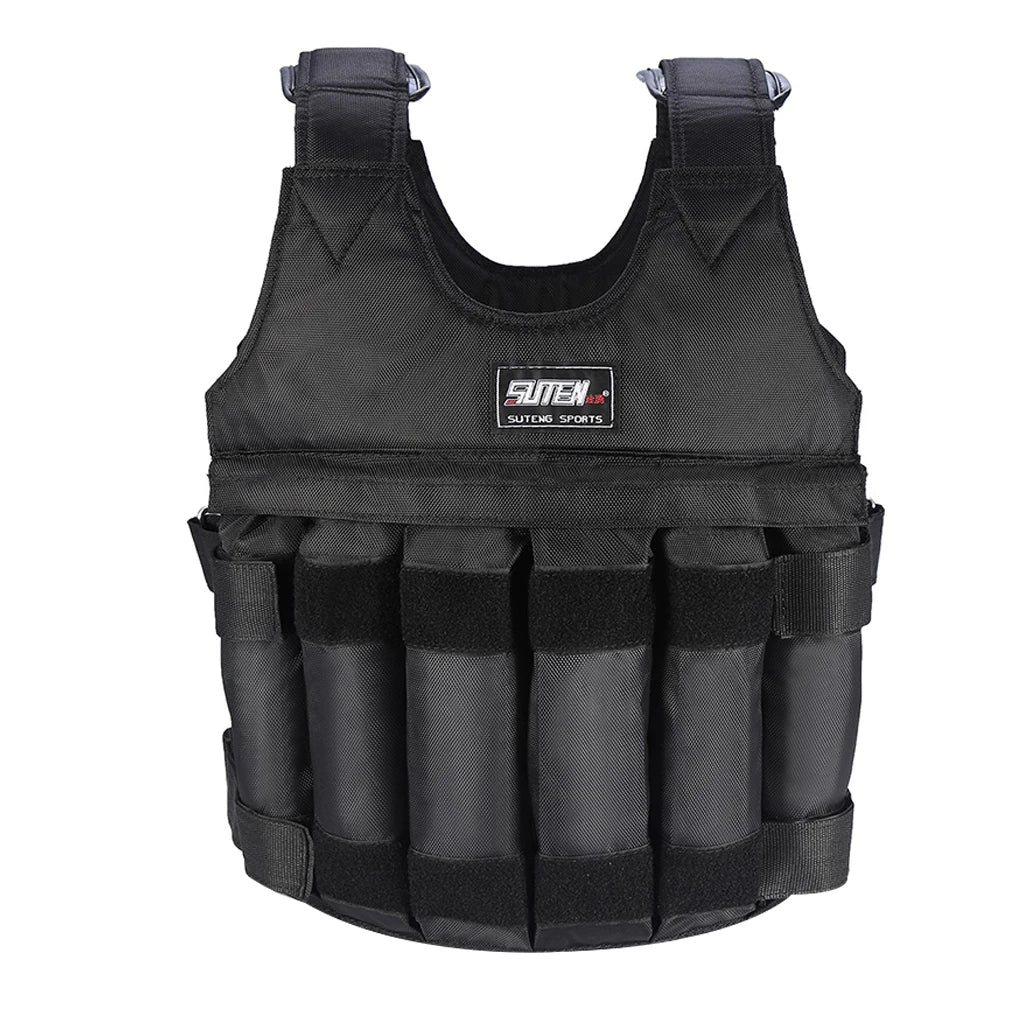 Adjustable 1-20kg Weighted Vest for Women & Men Fitness Training