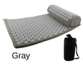 Yoga Massage Mat with Pillow for Stress Relief & Back Pain
