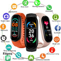 Smart Fitness Band Tracker Heart Rate Blood Pressure Waterproof
