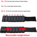 Adjustable Silicone Wrist & Ankle Weights for Workout Resistance