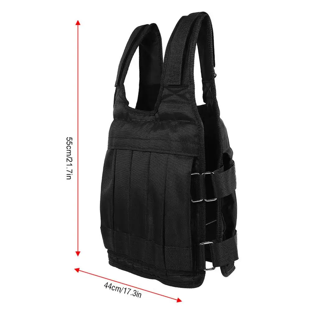 Adjustable 1-20kg Weighted Vest for Women & Men Fitness Training