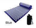 Yoga Massage Mat with Pillow for Stress Relief & Back Pain