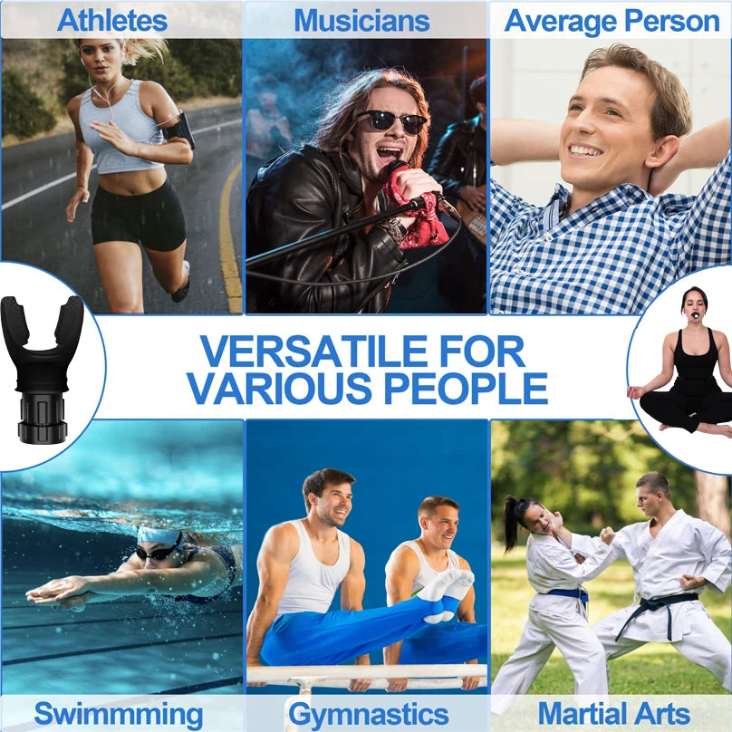 Adjustable Breathing Trainer for Enhanced Lung Capacity