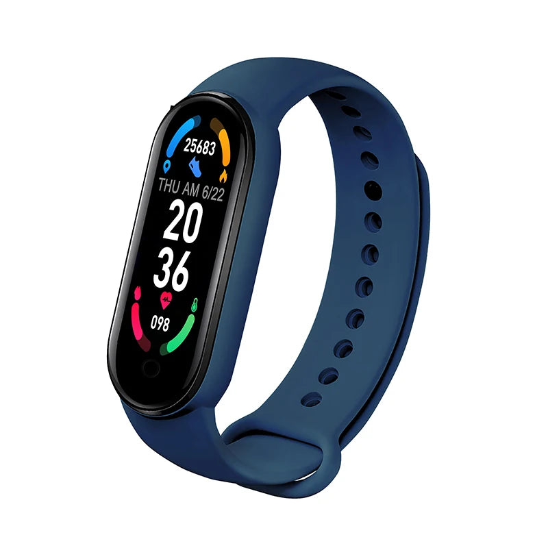 Smart Fitness Band Tracker Heart Rate Blood Pressure Waterproof