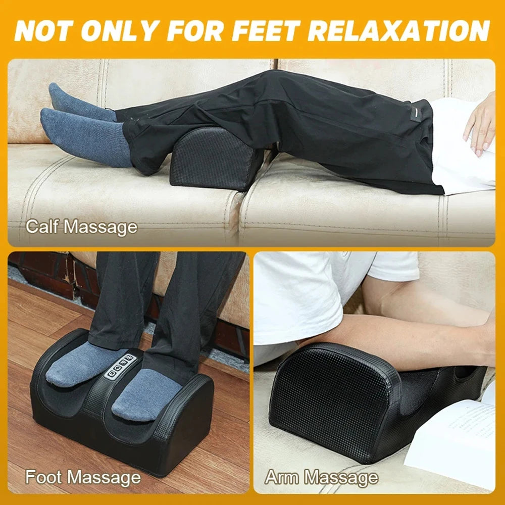 Electric Shiatsu Foot Massager Heated Roller for Calf Pain Relief