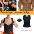 2-in-1 Neoprene Sweat Vest for Men, Adjustable Waist Trainer