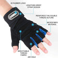 Weight Lifting Gloves for Men/Women with Wrist Wrap & Half Finger