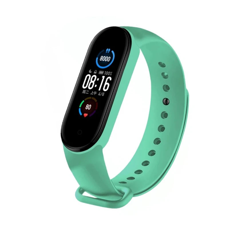 Smart Fitness Band Tracker Heart Rate Blood Pressure Waterproof