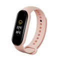 Smart Fitness Band Tracker Heart Rate Blood Pressure Waterproof