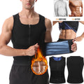 2-in-1 Neoprene Sweat Vest for Men, Adjustable Waist Trainer