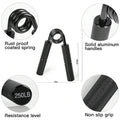 1PC Metal Hand Gripper 50LB-300LB Strengthener for Grip, Wrist, Arms