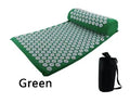 Yoga Massage Mat with Pillow for Stress Relief & Back Pain