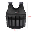 Adjustable 1-20kg Weighted Vest for Women & Men Fitness Training