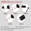 Adjustable Steel Wire Jump Rope for Speed Skipping & Fitness