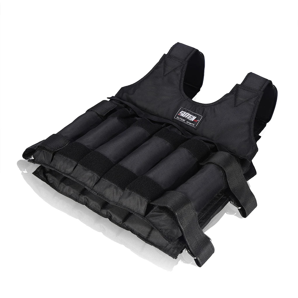 Adjustable 1-20kg Weighted Vest for Women & Men Fitness Training