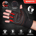 Weight Lifting Gloves for Men/Women with Wrist Wrap & Half Finger