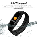 Smart Fitness Band Tracker Heart Rate Blood Pressure Waterproof