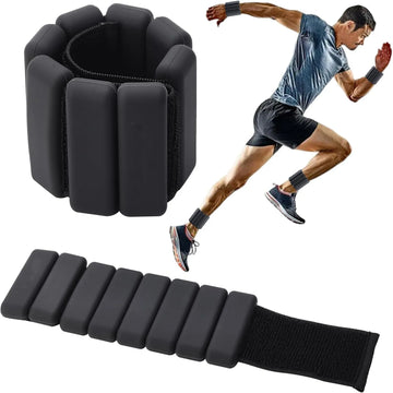 Adjustable Silicone Wrist & Ankle Weights for Workout Resistance