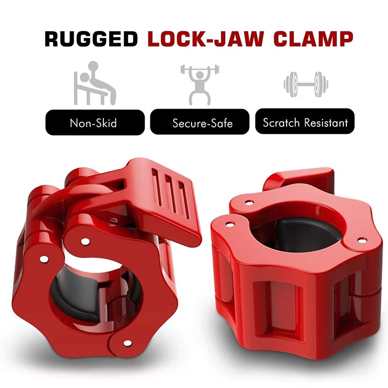 Pro Dumbbell Barbell Lock Clips Quick O-Rod Weight Lifting Gym