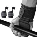 2 PCS Weight Lifting Hooks Weight Strap Pull-Ups Power Lifting Gloves