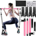 Pilates Bar Kit with Resistance Bands(4 X Resistance Bands)