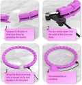 Smart Sport Hoop: Adjustable Weighted Exercise Hoop for Adults