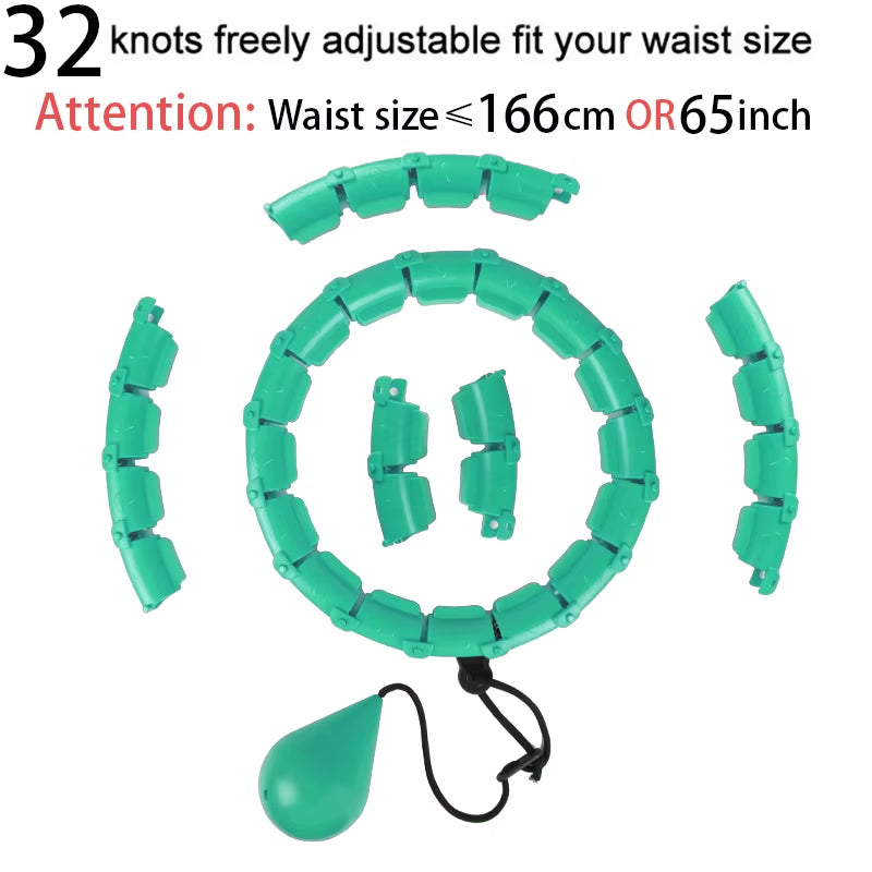 Smart Sport Hoop: Adjustable Weighted Exercise Hoop for Adults