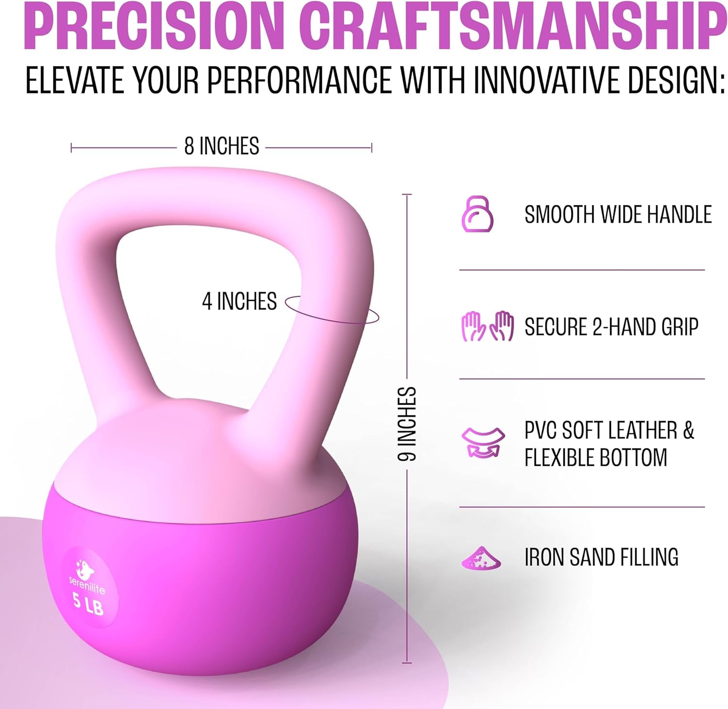 Soft Kettle Bell Sets for Women & Men, Safe Strength Training Kettlebells