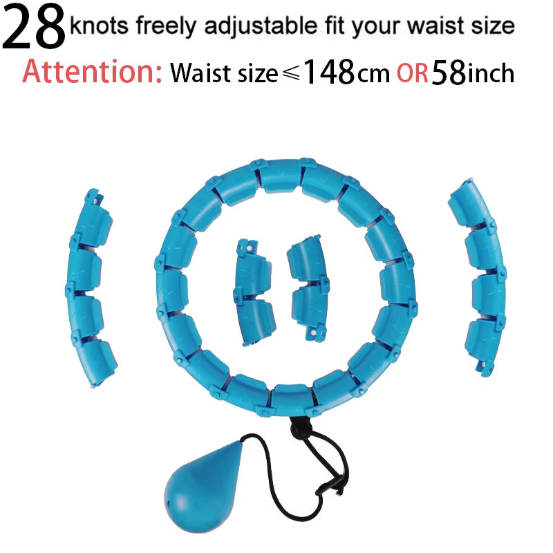Smart Sport Hoop: Adjustable Weighted Exercise Hoop for Adults