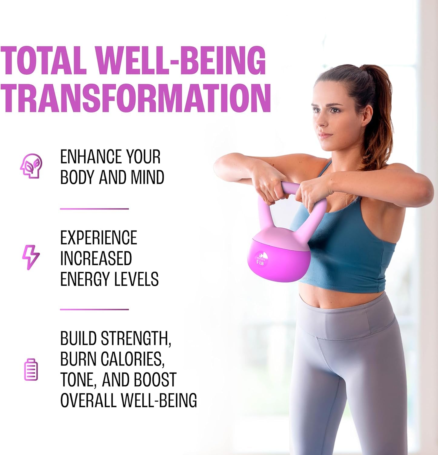 Soft Kettle Bell Sets for Women & Men, Safe Strength Training Kettlebells