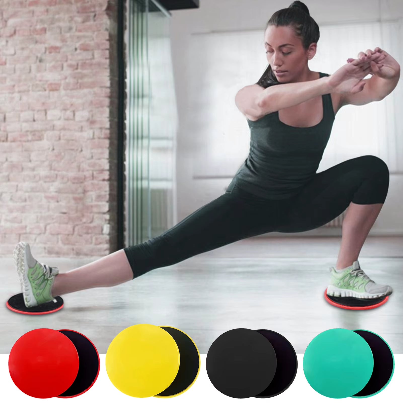 Core Slider Pilates Discs for Full-Body Workout & Ab Training