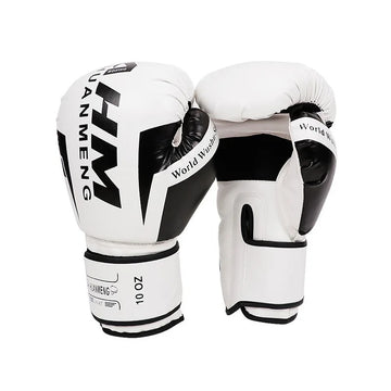 Men’s PU Leather Boxing Gloves for Sparring & Muay Thai
