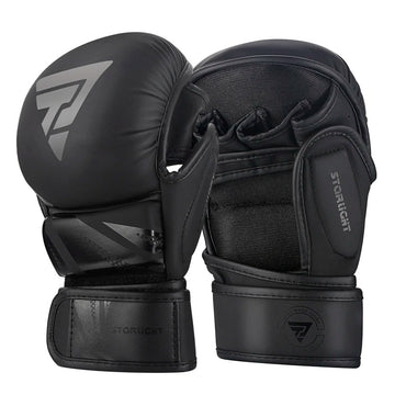 Men's PU Leather MMA Boxing Gloves for Training & Sparring
