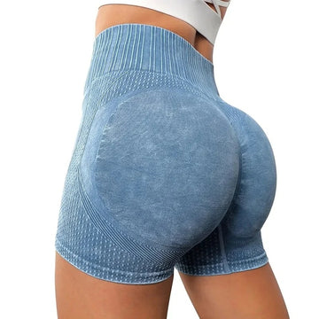 Seamless Butt-Lift Yoga Shorts Women Quick Dry Fitness